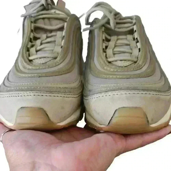Nike Womens W Air Max 97 UT Khaki/Light Bone Sneaker 7.5 - Picture 16 of 16